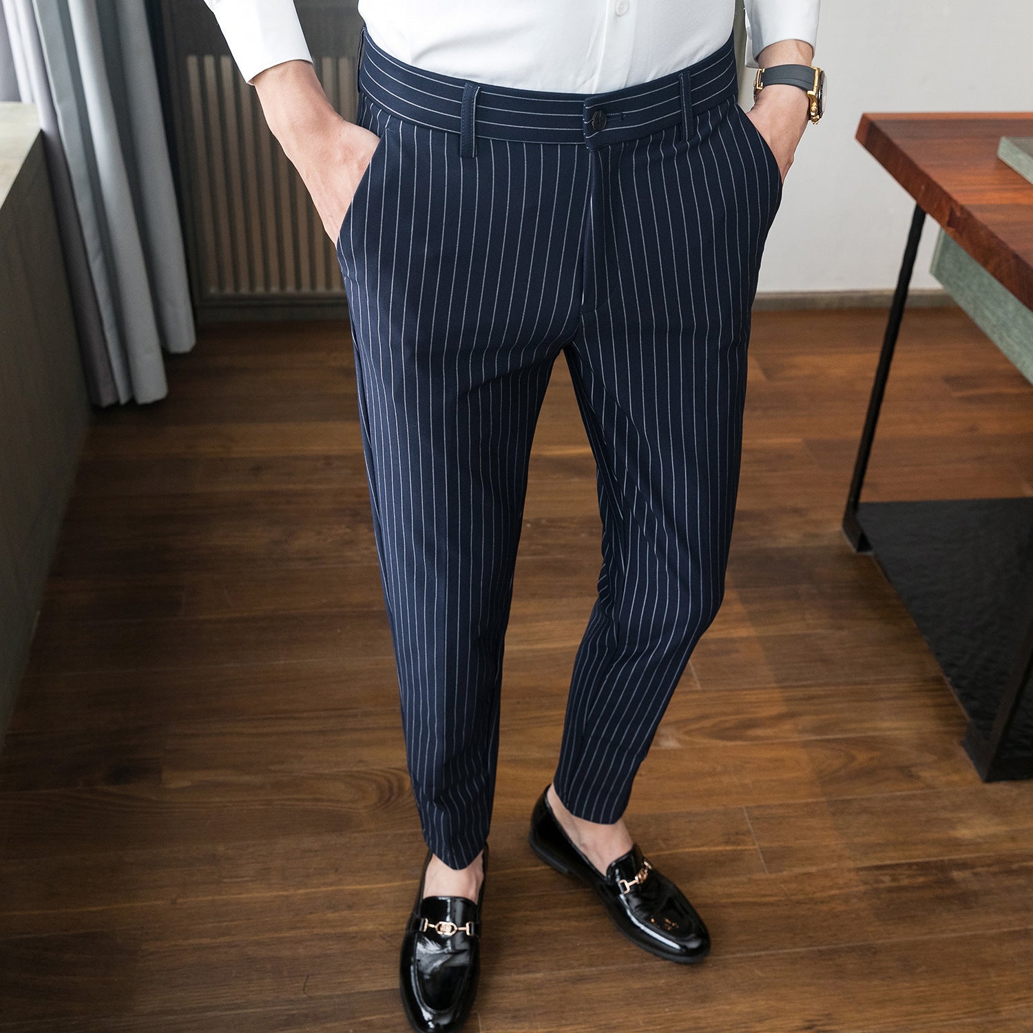 PINSTRIPE TROUSER