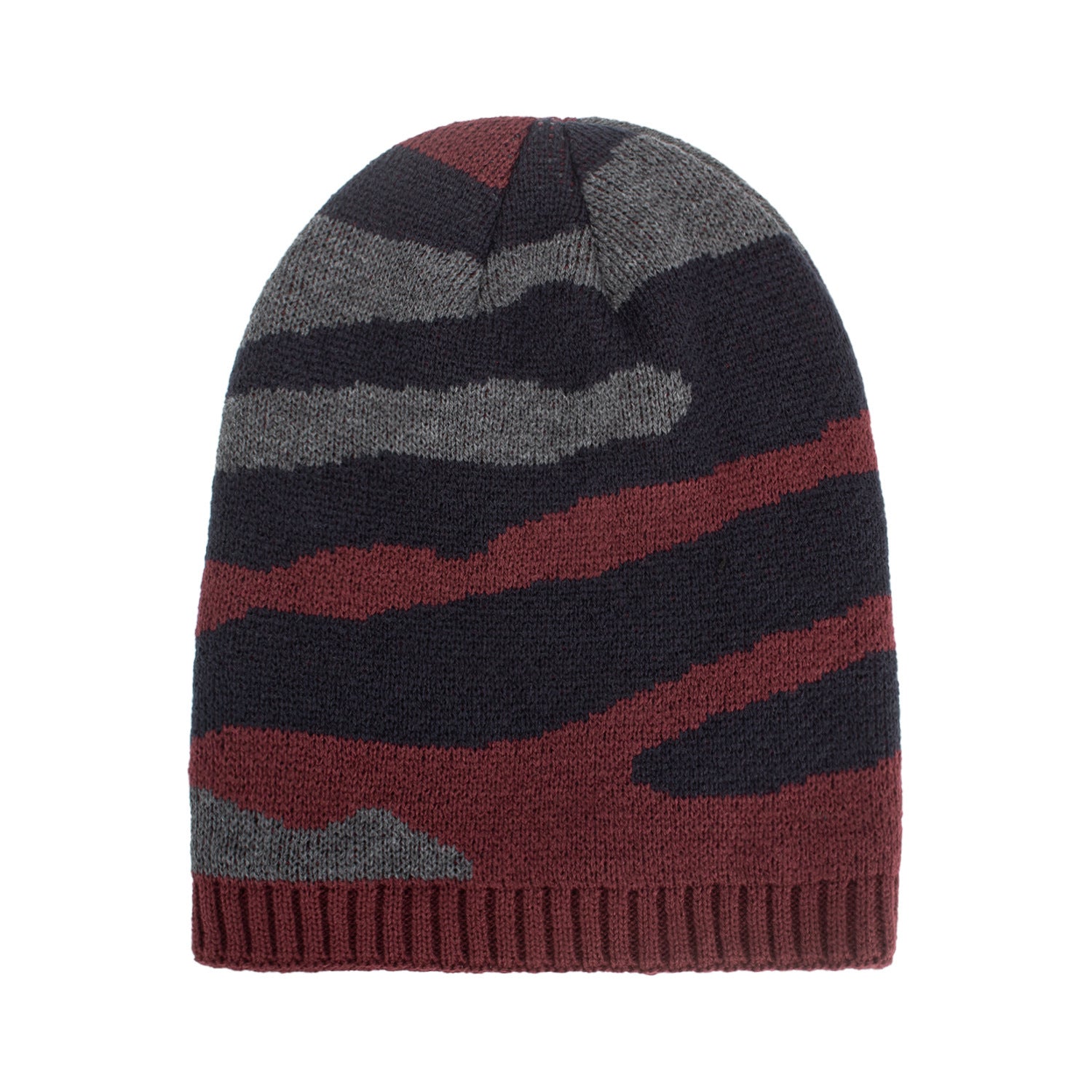 TRICOLORE KNIT BEANIE