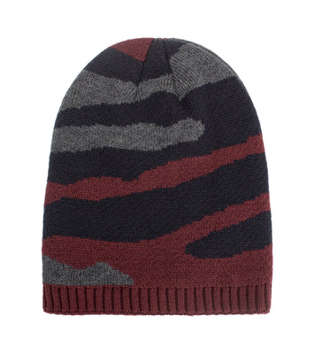 TRICOLORE KNIT BEANIE