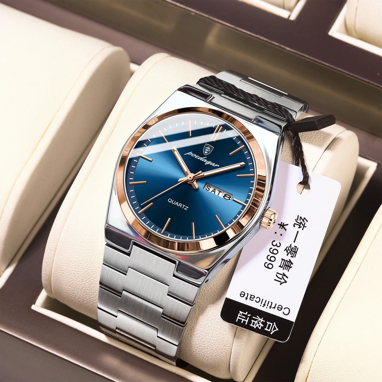 LUMIOUS BUSINESS ULTRA-THIN WATERPROOF WATCH