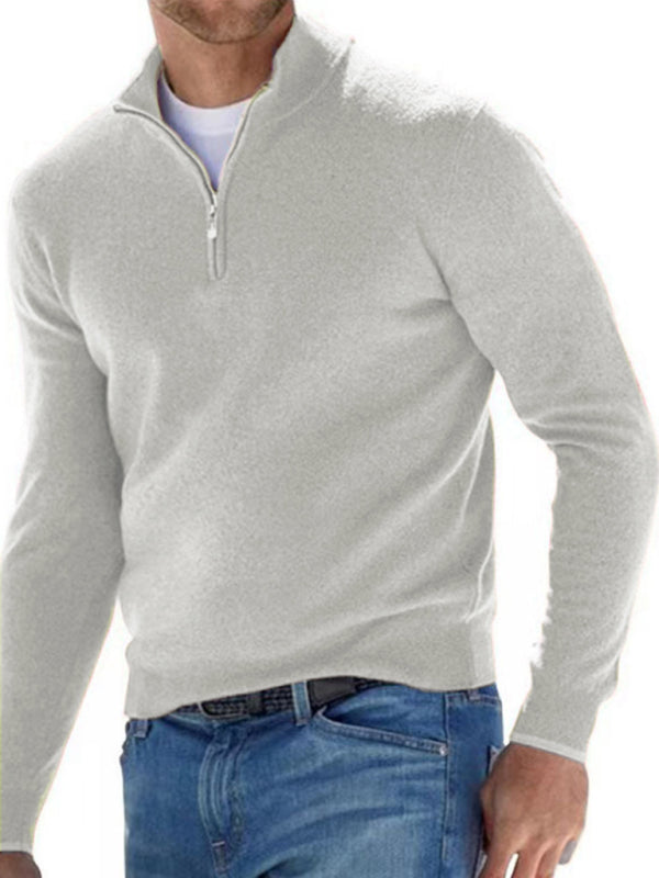 POLO FLEECE WOOL ZIPPER