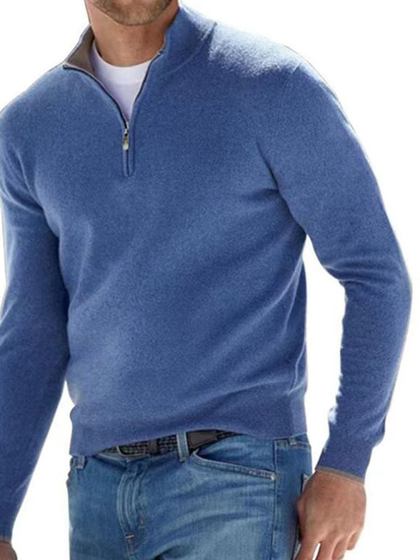 POLO FLEECE WOOL ZIPPER