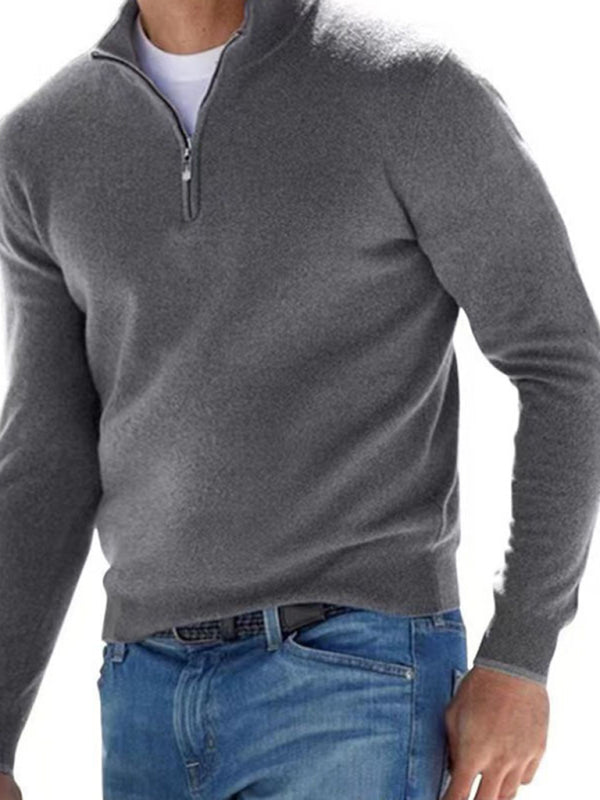 POLO FLEECE WOOL ZIPPER