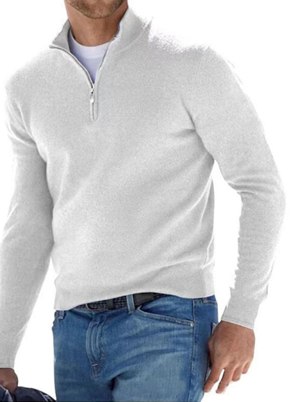 POLO FLEECE WOOL ZIPPER